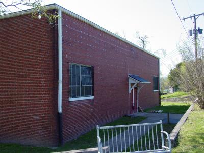 Existing Gym/Auditorium - rear exterior