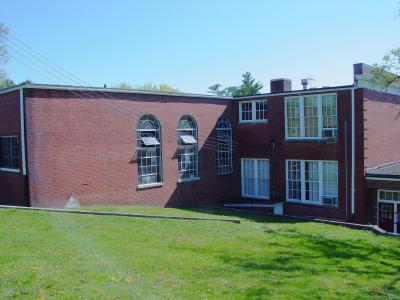 Existing Gym/Auditorium - rear exterior