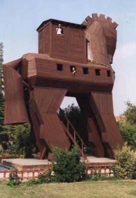 Replica of the Trojan Horse