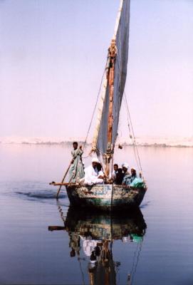 Ferry across the Nile