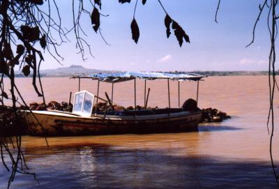 Our Boat across Lake Tana