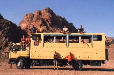 Group photo at Wadi Rum