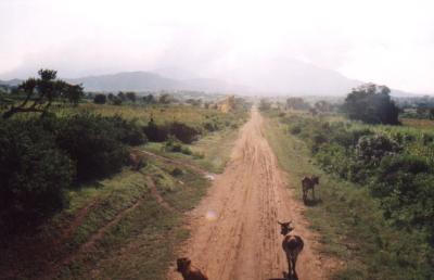 Driving in the Omo Valley