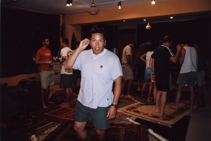 Cyril at the Carpet Shop