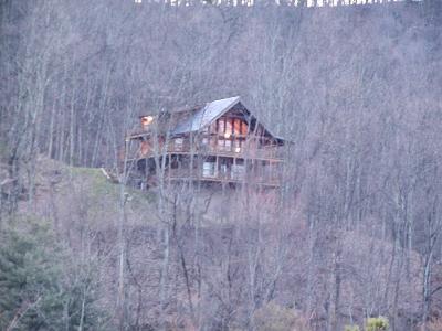 Telephoto view of our chalet