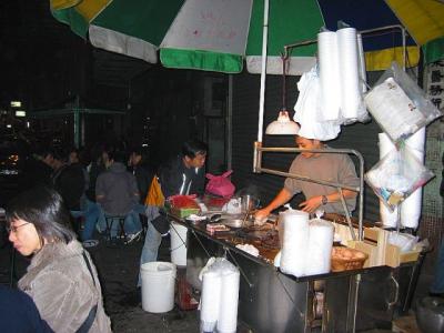 Hawker selling desserts