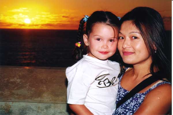 Mia and Momma at Sunset LR.JPG