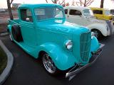 1936 Ford pickup w/ an awesome ghost flames paint job