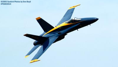 USN Blue Angels F/A-18 Hornet military aviation air show stock photo #3562