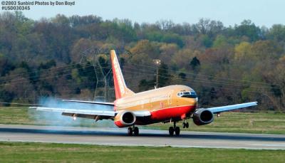 Southwest Airlines B737-3H4 N614SW aviation stock photo #3863