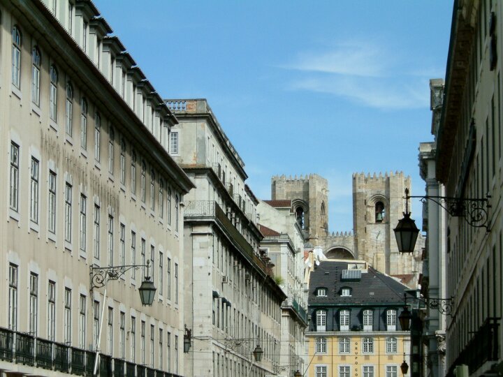 Cathedral from the Baixa district