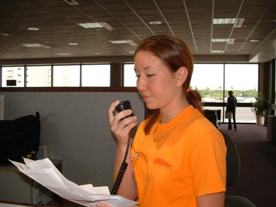 A real Announcement for everyone to hear...Final Boarding Call for AQ224 with service to Maui.