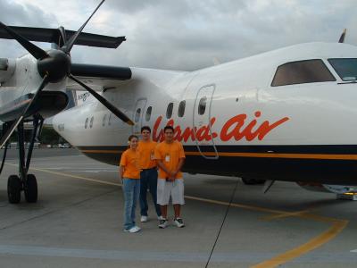 We went to see the Dash 8 @ WP! (Island Air)