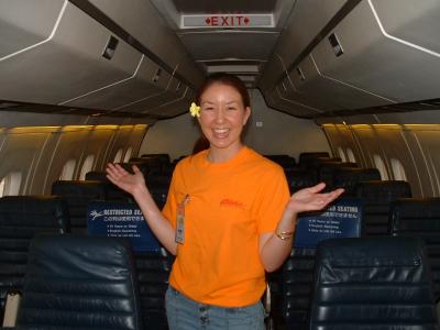 I will be your Flight Attendant for your Flight Bound for Moloka'i!