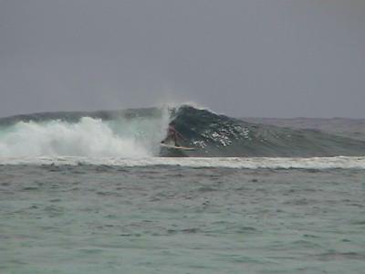 one of my best wave's this day..black rock..rarotonga