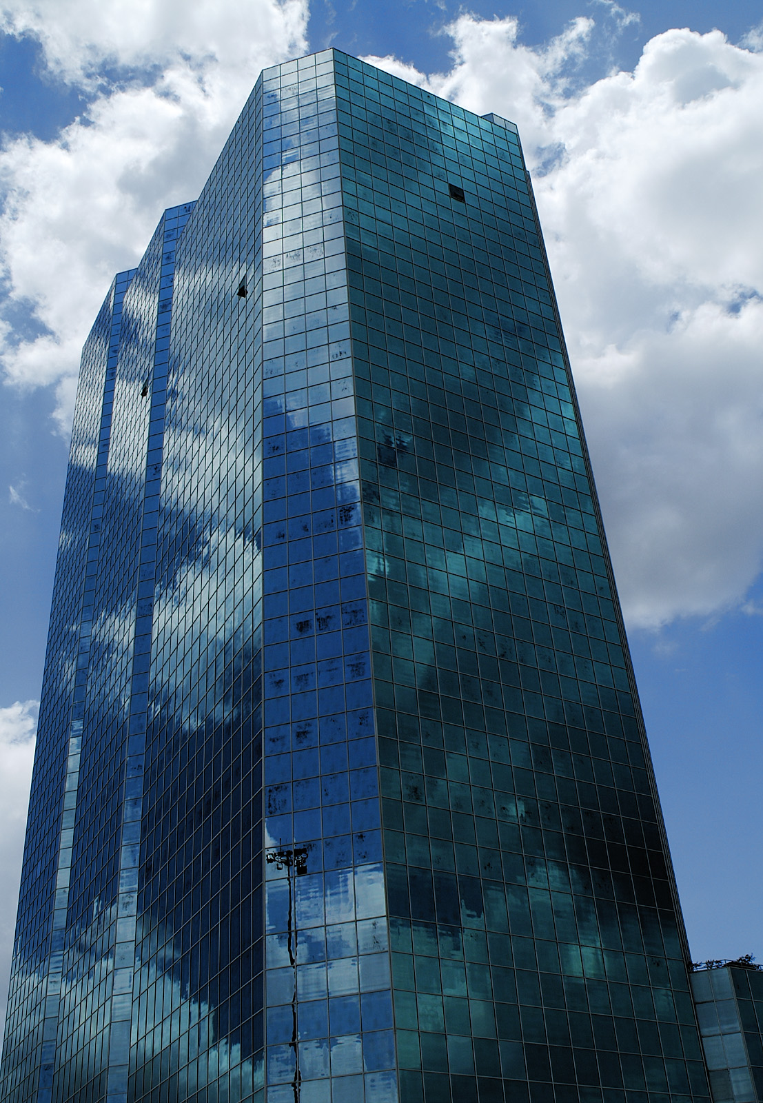 Greenway glass towers  clouds 01