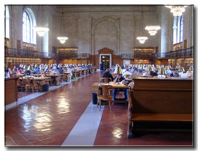 Inside NYC Public Library