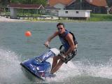 Brian on a jet ski run