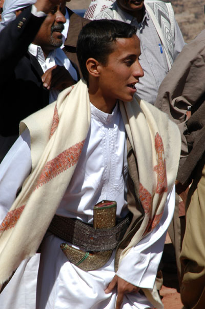 Yemeni dancing at Wadi Dhahr