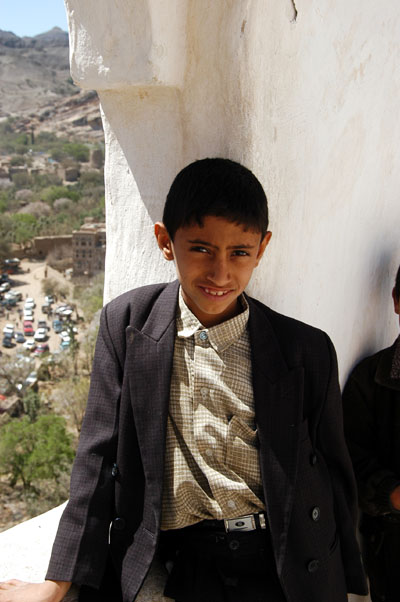 Boy at Dar al-Hajar