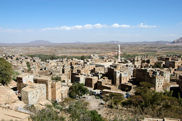 View over Shibam (Al-Mahwit)
