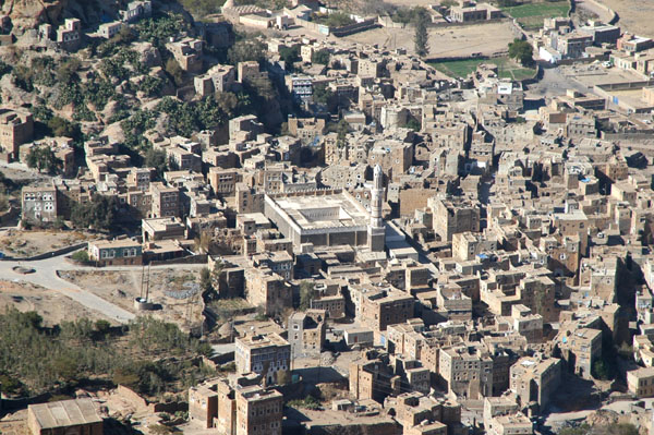 Looking down on Shibam from Kawkaban