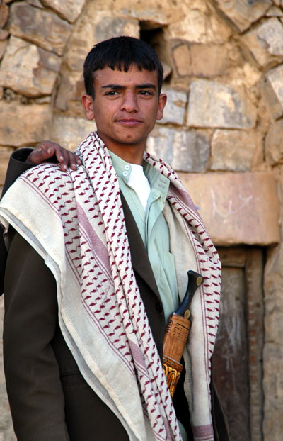 Young man in Thula, Yemen