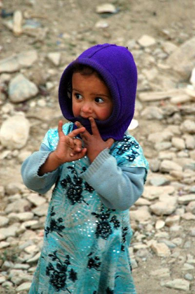 Little girl in Hababa
