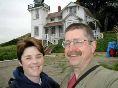 Bob & Katie at Point SLO Lighthouse