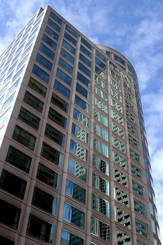 Seattle building and sky