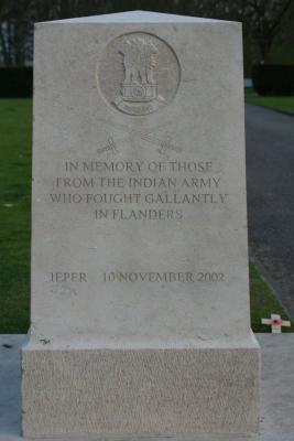 Indian Memorial - Ypres