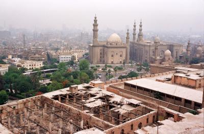 Vue du Caire depuis la grande mosque