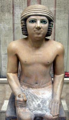 Muse du Caire - Statue d'un scribe