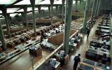 Salle de travail de la bibliothque dAlexandrie