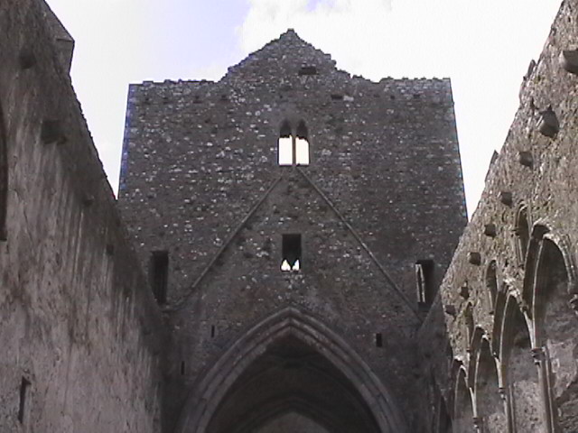Inside the Castle, that is built on Cashel Rock.