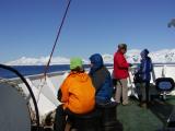 Sandra, Ingrid, BarryB & Barbara on the bow