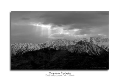 View above Badwater