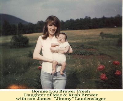 Bonnie and son Jimmy 1970