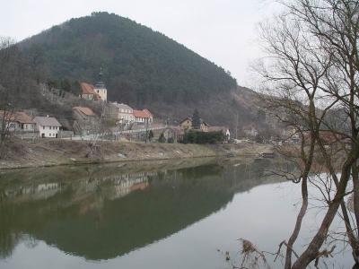 Karlstejn on the river