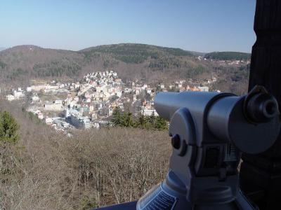 Karlovy Vary view from Diana lookout