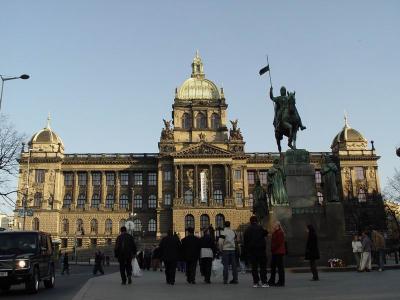 National Museum and Saint Venceslas statue