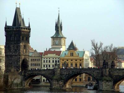 Charles Bridge tower (Stare Mesto side)