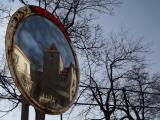 Prague Castle in the mirror
