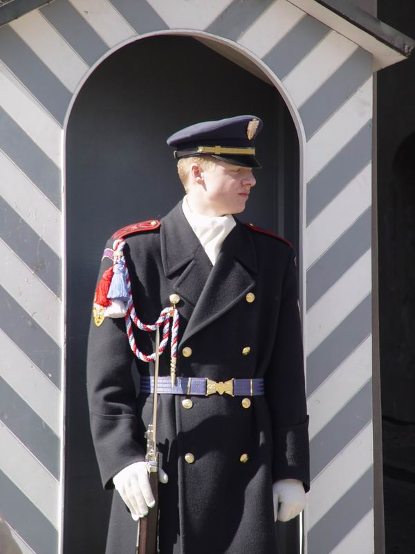 Prague Castle guard