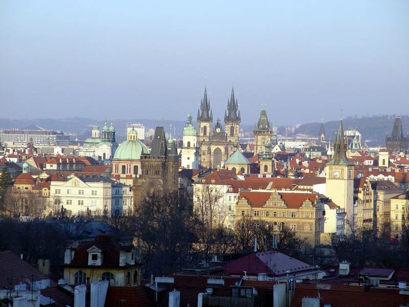 Stare Mesto view from Petrin Hill