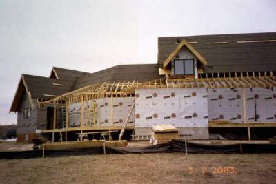 The deck is really coming along but,