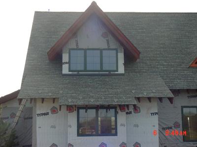 The shingles over the master bath look so fine