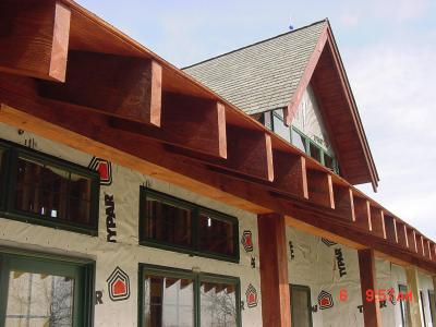 More of the eaves/rafters - I like them!