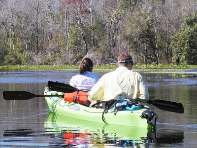 One final paddle for Matt and Darby