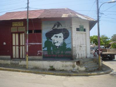 Sandinista mural in San Juan del Sur